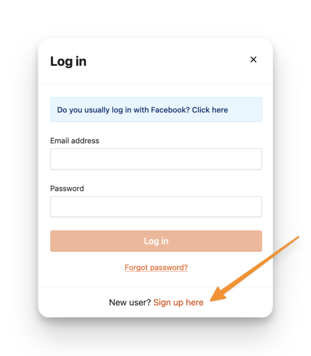 Click on Sign up here.png
