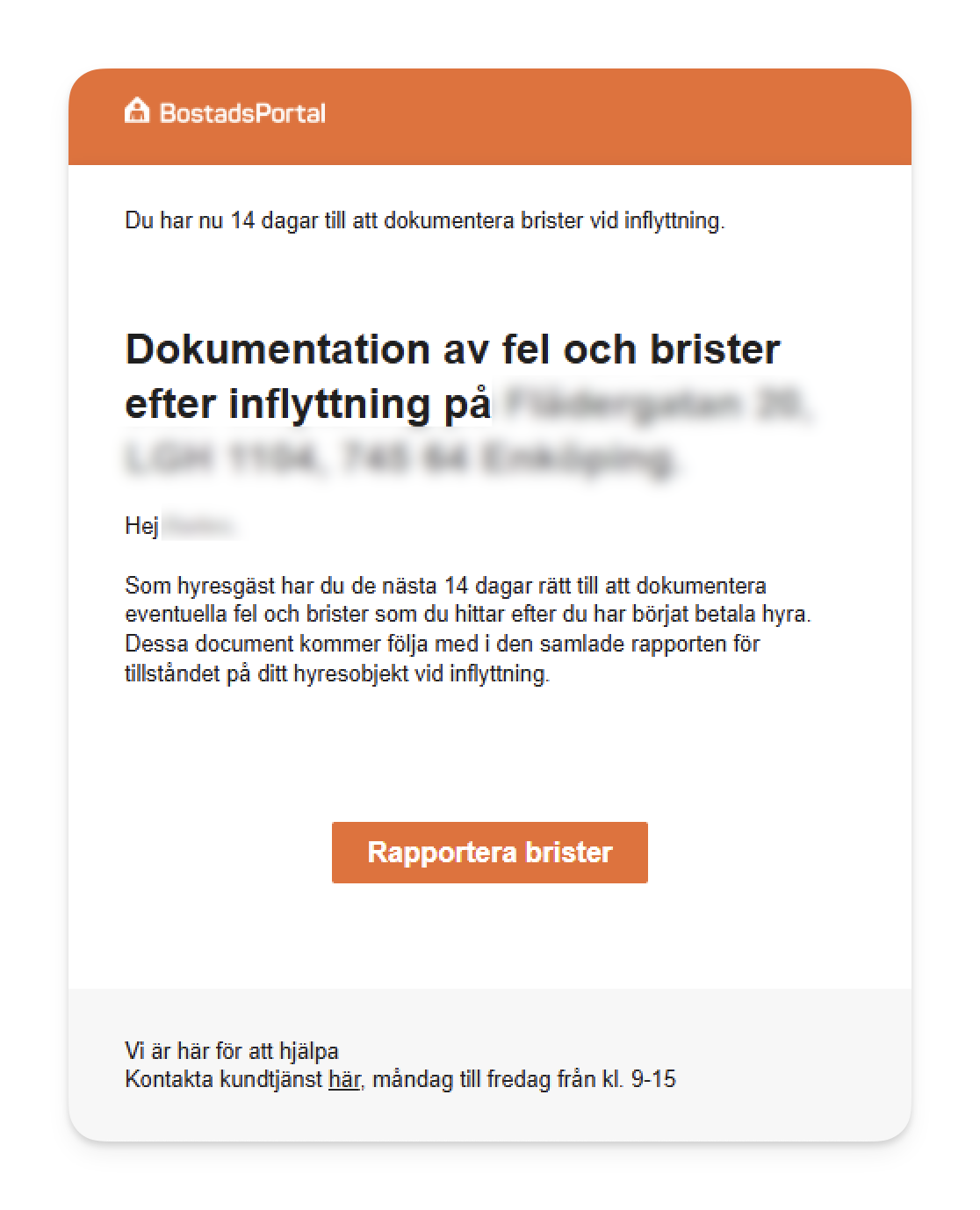 Mejl länk till 14 dagars fel och brister inflyttningsrapport.png